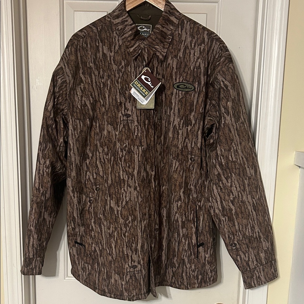 Drake Men's Guardian Flex Jac-Shirt in Bottomland Pattern